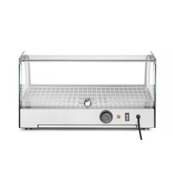 Šildymo vitrina, HENDI, vieno lygio, Juodas, 230V/800W, 554x376x(H)311mm