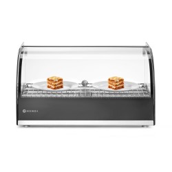 Šildymo vitrina, HENDI, vieno lygio, Juodas, 230V/800W, 554x376x(H)311mm