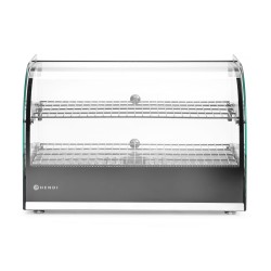 Stalinė šildymo vitrina, HENDI, dviejų lygių, Juodas, 230V/800W, 554x376x(H)376mm