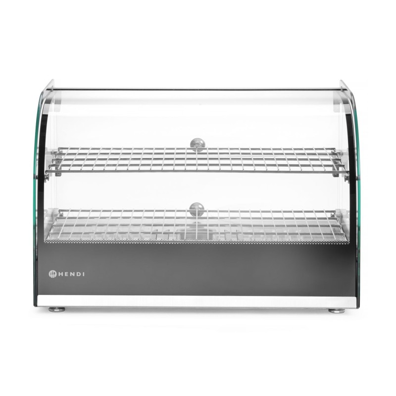 Stalinė šildymo vitrina, HENDI, dviejų lygių, Juodas, 230V/800W, 554x376x(H)376mm