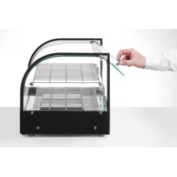 Stalinė šildymo vitrina, HENDI, dviejų lygių, Juodas, 230V/800W, 554x376x(H)376mm
