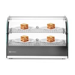 Stalinė šildymo vitrina, HENDI, dviejų lygių, Juodas, 230V/800W, 554x376x(H)376mm