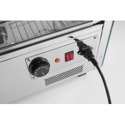 Stalinė šildymo vitrina, HENDI, 120 litrų, 230V/1100W, 685x575x(H)680mm