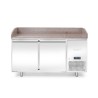 2 durų šaldomas stalas picai su granito stalviršiu, Arktic, 250L, Granitas, 230V/250W, 800x1510x(H)1050mm