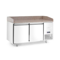 2 durų šaldomas stalas picai su granito stalviršiu, Arktic, 250L, Granitas, 230V/250W, 800x1510x(H)1050mm