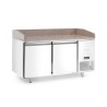 2 durų šaldomas stalas picai su granito stalviršiu, Arktic, 250L, Granitas, 230V/250W, 800x1510x(H)1050mm