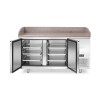 2 durų šaldomas stalas picai su granito stalviršiu, Arktic, 250L, Granitas, 230V/250W, 800x1510x(H)1050mm