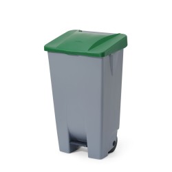 Šiukšliadėžė, HENDI, 120L, Šviesiai pilkas, 510x425x(H)875mm
