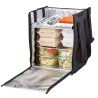 Termoizoliacinė kurpinė, sudedama, su perkeliama pertvara, Cambro, Juodas, 355x280x(H)430mm