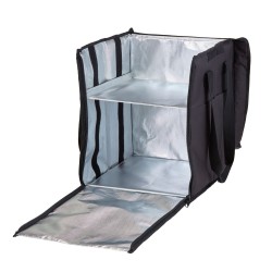 Termoizoliacinė kurpinė, sudedama, su perkeliama pertvara, Cambro, 78L, Juodas, 355x380x(H)430mm