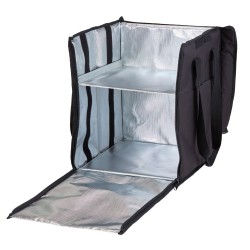 Termoizoliacinė kurpinė, sudedama, su perkeliama pertvara, Cambro, 78L, Juodas, 355x380x(H)430mm