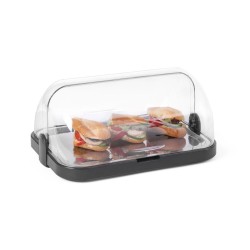 Atverčiama aušinimo vitrina, vienguba, HENDI, Tamsiai pilkas, 440x320x(H)205mm, rettangolare