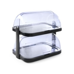 Atverčiama aušinimo vitrina, dviguba, HENDI, Tamsiai pilkas, 440x320x(H)440mm