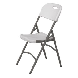 Kėdė išvažiuojamiesiems pokyliams, AmerBox, maks. apkrova 175 kg., Balta, 540x440x(H)840mm