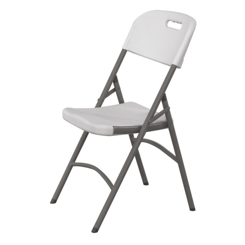 Kėdė išvažiuojamiesiems pokyliams, AmerBox, maks. apkrova 175 kg., Balta, 540x440x(H)840mm
