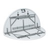 Apvalus stalas, AmerBox, Balta, ⌀1500x(H)740mm, Rotondo