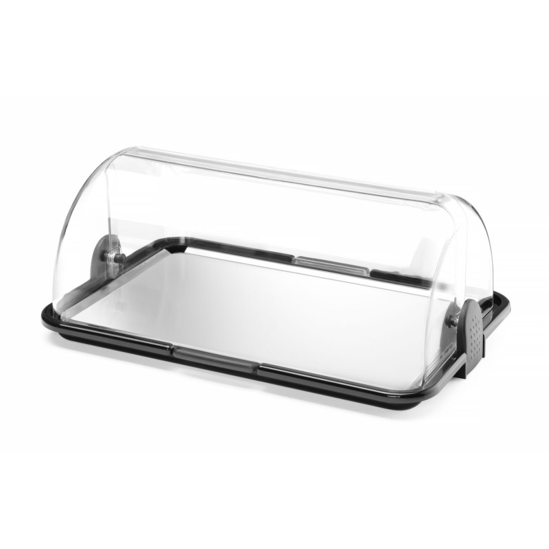 Maža „rolltop“ tipo vitrina, dviejų funkcijų, vienguba, HENDI, 465x315x(H)195mm