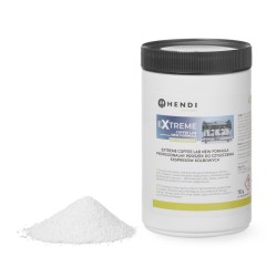 Naujos formulės Extreme Coffee Lab, profesionalūs valymo milteliai kavos mašinoms, HENDI, 0,75 kg