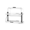 Vieno aukšto vitrina Roll top, HENDI, Balta, 380x260x(H)355mm, rettangolare