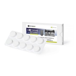 Naujos formulės Extreme Coffee tablets, profesionalus kavos mašinų valymo agentas, HENDI, 10 tablečių lapelis