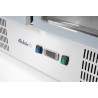 Šaldomas 2 durų įstiklintas stalas su atlenkamuju dangčiu, Arktic, 146L, 230V/145W, 700x900x(H)860mm