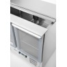 Šaldomas 2 durų įstiklintas stalas su atlenkamuju dangčiu, Arktic, 146L, 230V/145W, 700x900x(H)860mm