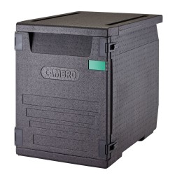 Termoizoliacinis konteineris Cam GoBox, įkraunamas iš priekio, skirtas konteineriams 600x400 mm, su 9 integruotomis kreipiamo...