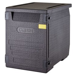 Termoizoliacinis konteineris Cam GoBox, įkraunamas iš priekio, skirtas konteineriams 600x400 mm, be kreipiamųjų, Cambro, 155L...