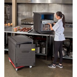 Termoizoliacinis konteineris Cam GoBox, įkraunamas iš priekio, skirtas konteineriams 600x400 mm, be kreipiamųjų, Cambro, 155L...