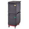 Termoizoliacinis konteineris Cam GoBox, įkraunamas iš priekio, skirtas konteineriams 600x400 mm, be kreipiamųjų, Cambro, 155L...