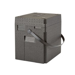 Termoizoliacinis konteineris Cam GoBox gėrimams, įkrovimas iš viršaus, su ilga rankena per petį, 35 l, Cambro, 35L, Juodas, 4...