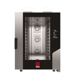 Konvekcinė garų krosnelė „Millennial Black Mask Bakery“, 10 × 600 × 400 mm – su elektroniniu valdymu, dujinė, Tecnoeka, 230V/...