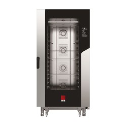 Konvekcinė garų krosnelė „Millennial Black Mask Bakery“, 16 × 600 × 400 mm – su elektroniniu valdymu, elektrinė, Tecnoeka, 40...