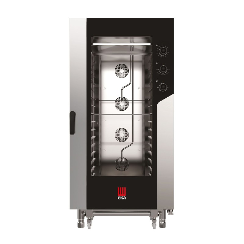 Konvekcinė garų krosnelė „Millennial Smart Bakery“, 16 × 600 × 400 mm – su elektromechaniniu valdymu, elektrinė, Tecnoeka, 40...