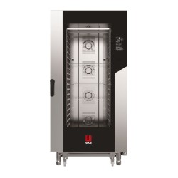 Konvekcinė garų krosnelė „Millennial Black Mask Gastro“, 20 × GN 1/1 – su elektroniniu valdymu, elektrinė, Tecnoeka, 400V/310...