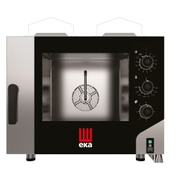 Konvekcinė garų krosnelė „Millennial Smart Bakery“, 4 × 600 × 400 mm – su elektromechaniniu valdymu, dujinė, Tecnoeka, 230V/3...