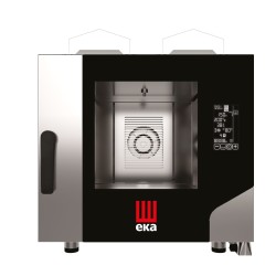 Konvekcinė garų krosnelė „Millennial Black Mask Gastro“, 5 × GN 1/1 – su elektroniniu valdymu, dujinė, Tecnoeka, 230V/300W, 9...