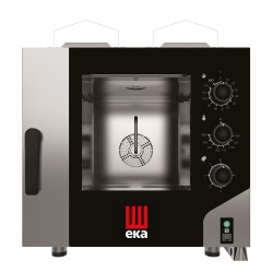 Konvekcinė garų krosnelė „Millennial Smart Gastro“, 5 x GN 1/1 – su elektromechaniniu valdymu, dujinė, Tecnoeka, 230V/300W, 9...
