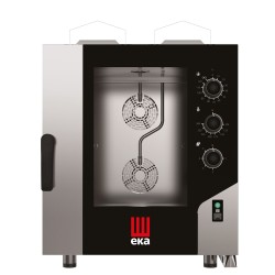 Konvekcinė garų krosnelė „Millennial Smart Gastro“, 7 × GN 1/1 – su elektromechaniniu valdymu, dujinė, Tecnoeka, 230V/500W, 1...