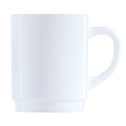 Puodelis Restaurant, Arcoroc, 0,25 l, baltas, 6 vnt., Ø72 × (H) 89 mm