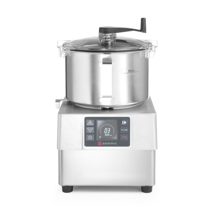 Kuteris-emulgatorius KE-5V su elektroniniu grafiniu skydeliu, Sammic, 5,5L, 230V/1500W, 286x387x(H)487mm