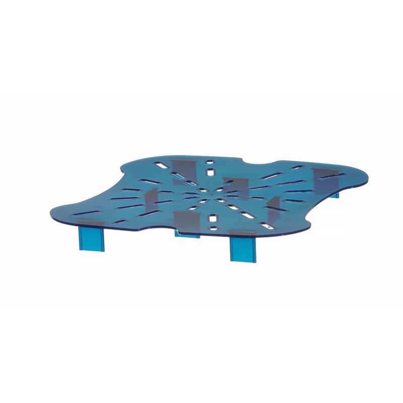 CamSquares Fresh Pro talpyklos nuvarvėjimo padėklas, Cambro, 11,4 l, 17,2 l ir 20,8 l talpykloms, Mėlynas, 232x222x(H)25mm
