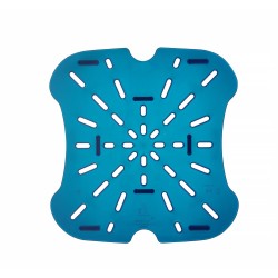 CamSquares Fresh Pro talpyklos nuvarvėjimo padėklas, Cambro, 11,4 l, 17,2 l ir 20,8 l talpykloms, Mėlynas, 232x222x(H)25mm