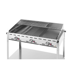 Ekologiška 3 degiklių kepsninė, HENDI, Profi Line, 17,4kW, 1078x612x(H)825mm