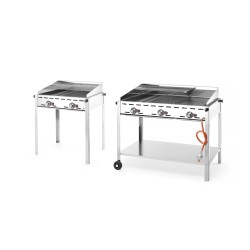Ekologiška 3 degiklių kepsninė, HENDI, Profi Line, 17,4kW, 1078x612x(H)825mm