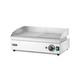 Pusiau briaunota kepimo paviršius-grilis, HENDI, Kitchen Line, 230V/2400W, 527x404x(H)233mm