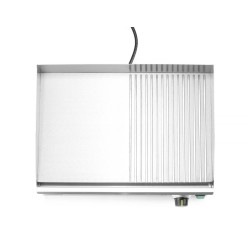 Pusiau briaunota kepimo paviršius-grilis, HENDI, Kitchen Line, 230V/2400W, 527x404x(H)233mm