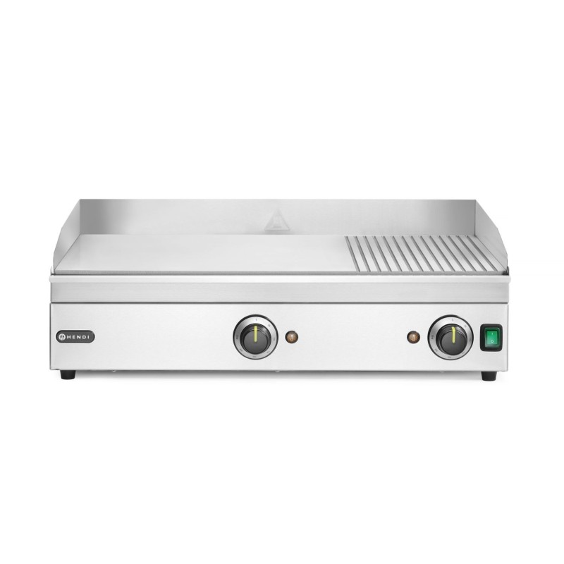 Kepimo paviršius-grilis, 1/3 briaunota, HENDI, Kitchen Line, 230V/3500W, 697x474x(H)241mm