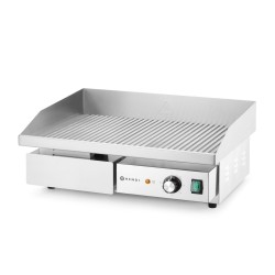 Briaunota grilio plokštė, HENDI, Budget Line, 230V/3000W, 550x430x(H)240mm