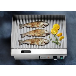Briaunota grilio plokštė, HENDI, Budget Line, 230V/3000W, 550x430x(H)240mm